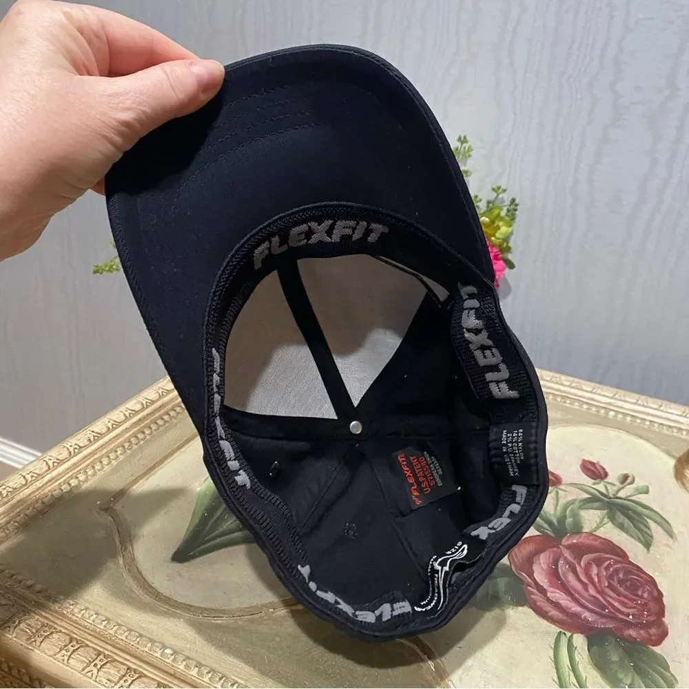 Alpinestars Vintage Flex Fit Black Cap Unisex Sz S/M